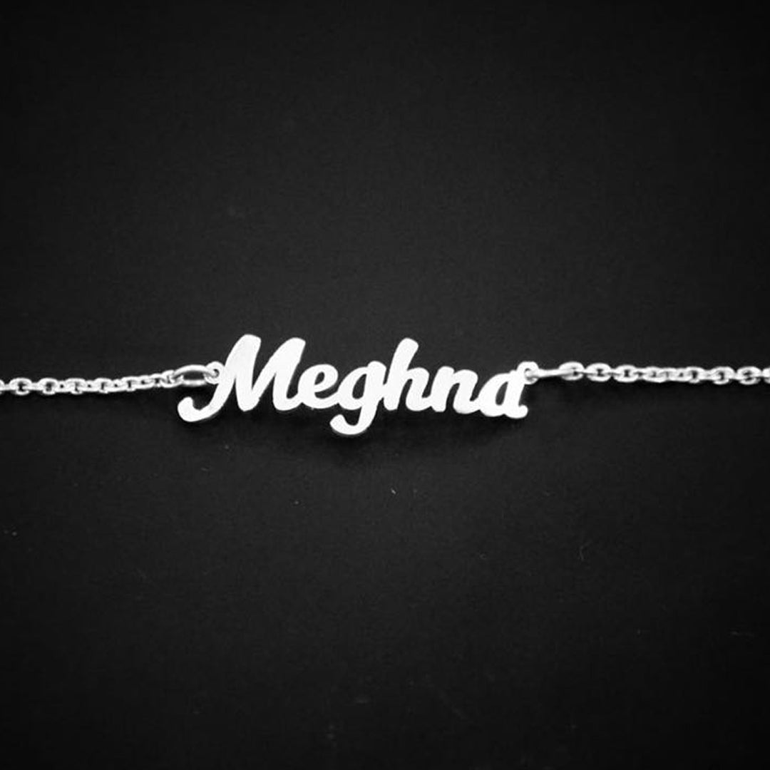 Personalized silver online chain