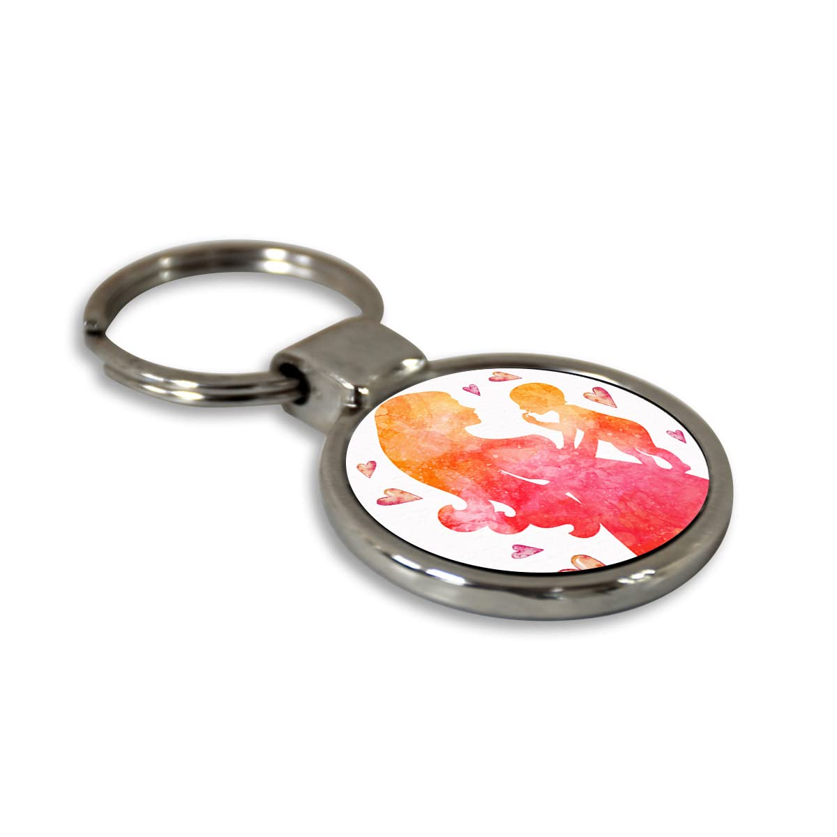 My Mom My God Metal Keychain-3