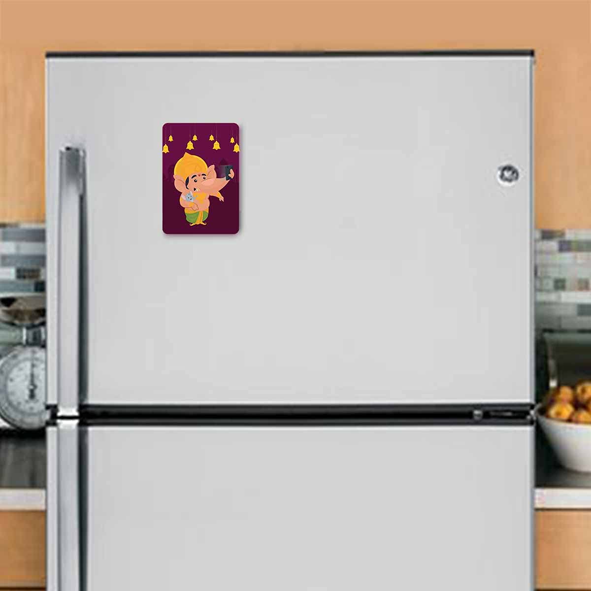 Ganesha Selfie Fridge Magnet-2