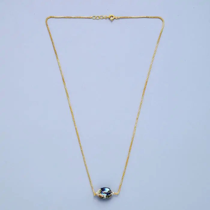 Ovoid Meenakari Pearl Necklace-2