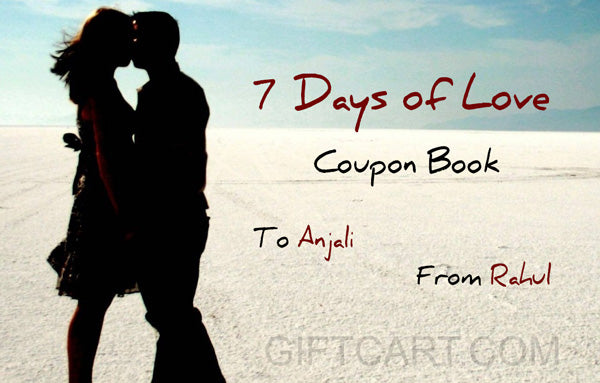 7 Days of Love Coupon Book For Her