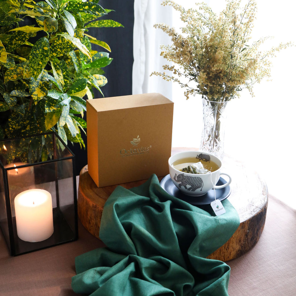 Octavius Tea Collection| Blossom Bundles Range - 2 Tins Packed In An Exclusive Gift Box-4