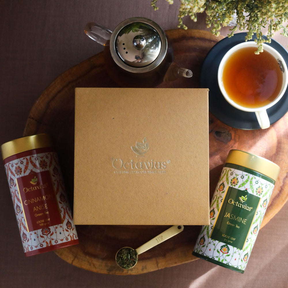 Octavius Tea Collection| Workout Buddies Range - 2 Tins Packed In An Exclusive Gift box-2