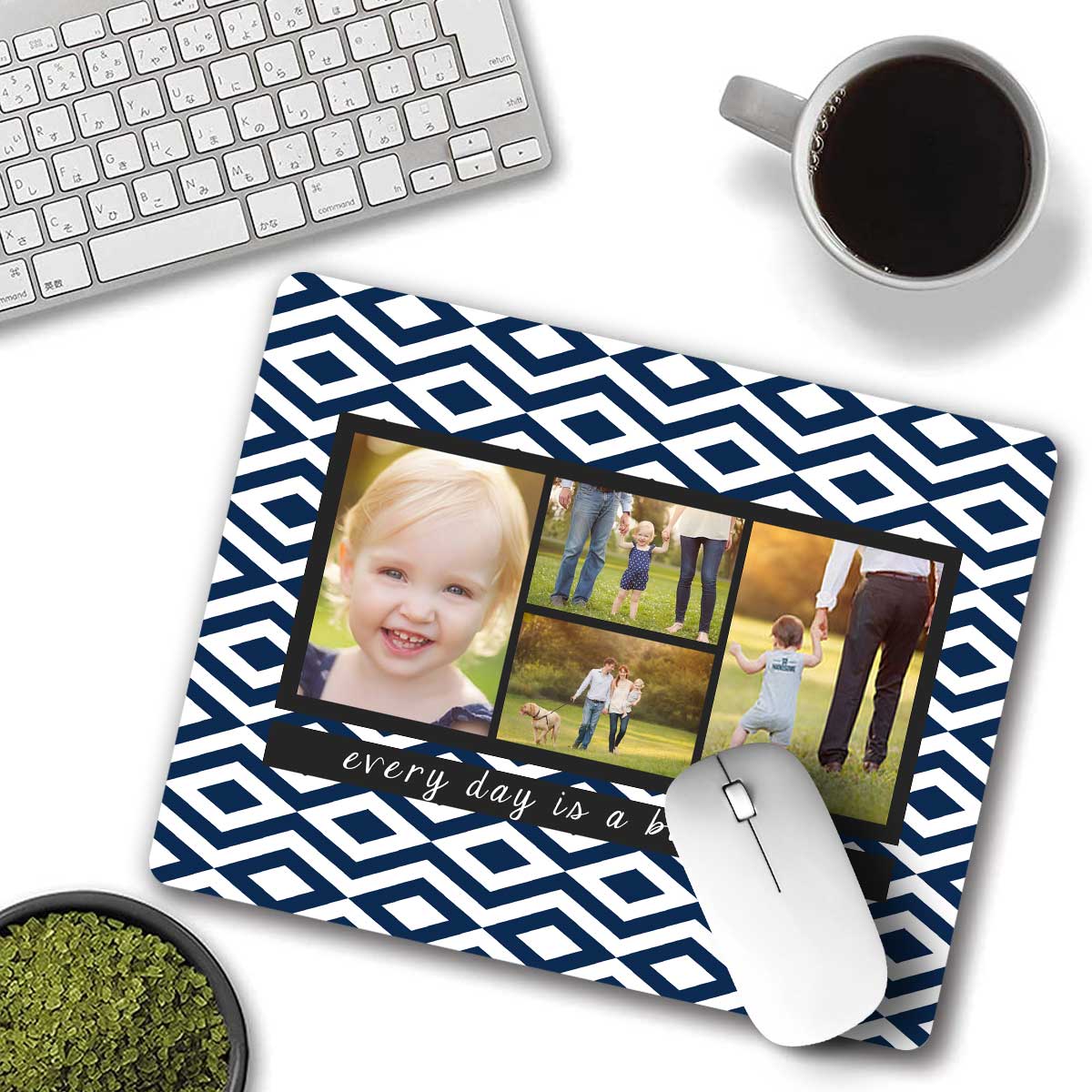 Personalised Family-Themed Mouse Pad