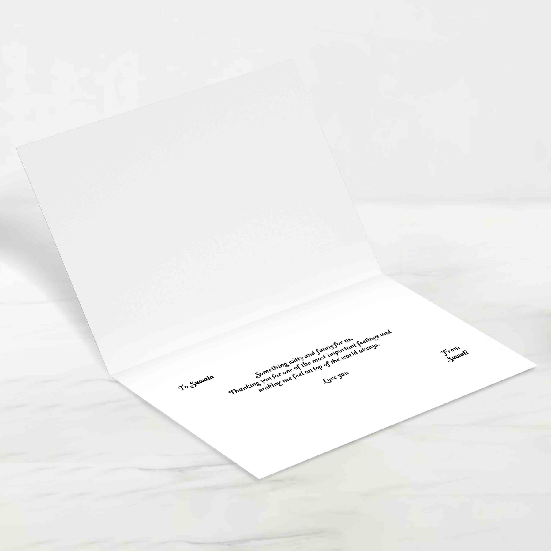 Personalised Joy of Life Glitter Card-2