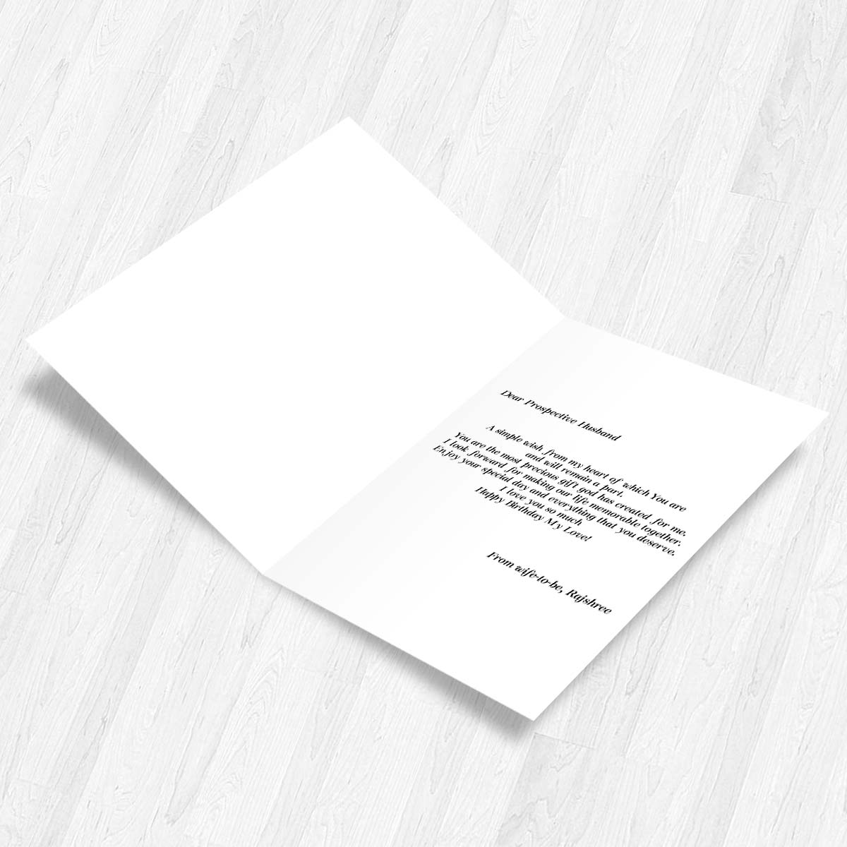 Personalised Love You Greeting Card-2