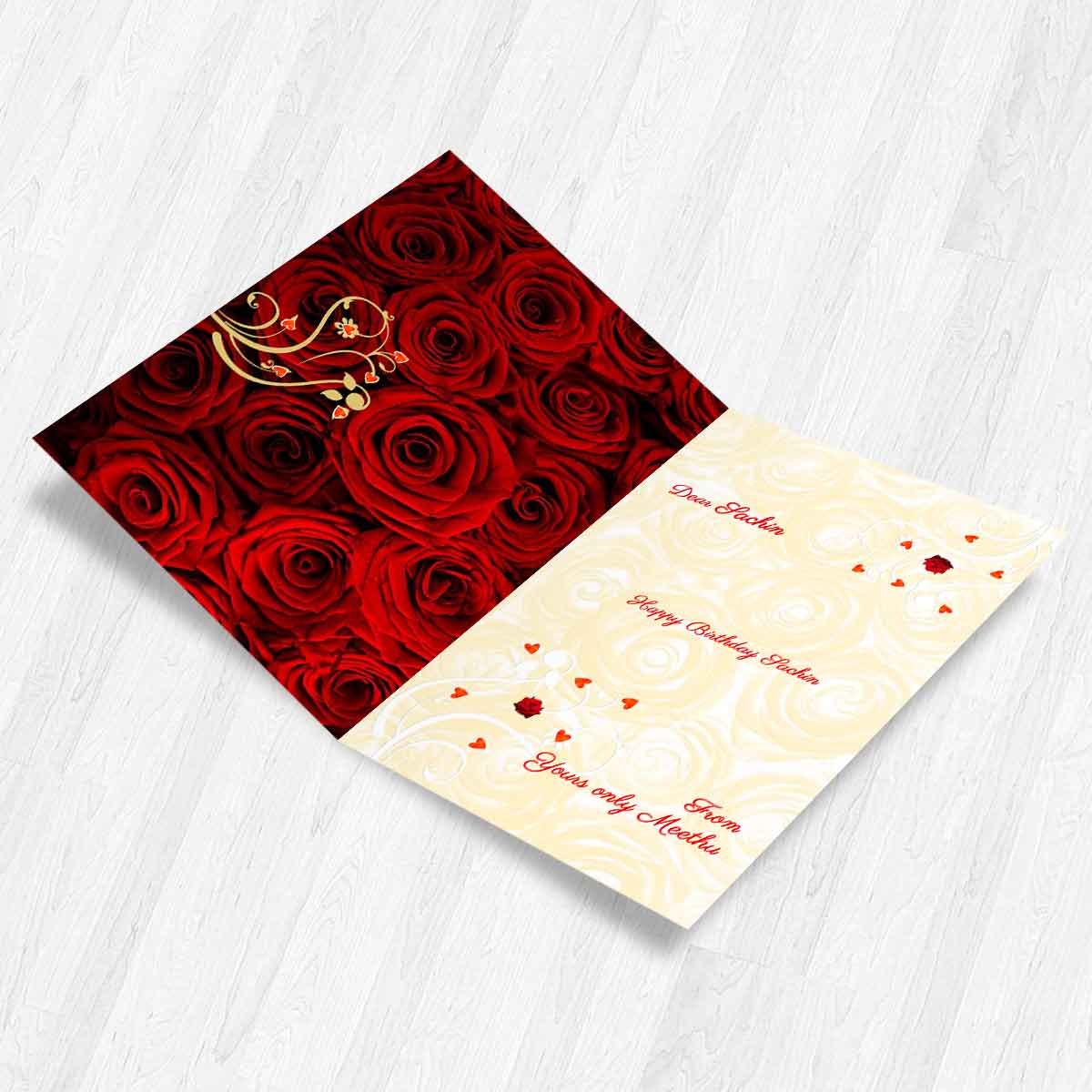 Personalised My Sweetheart Greeting Card-2