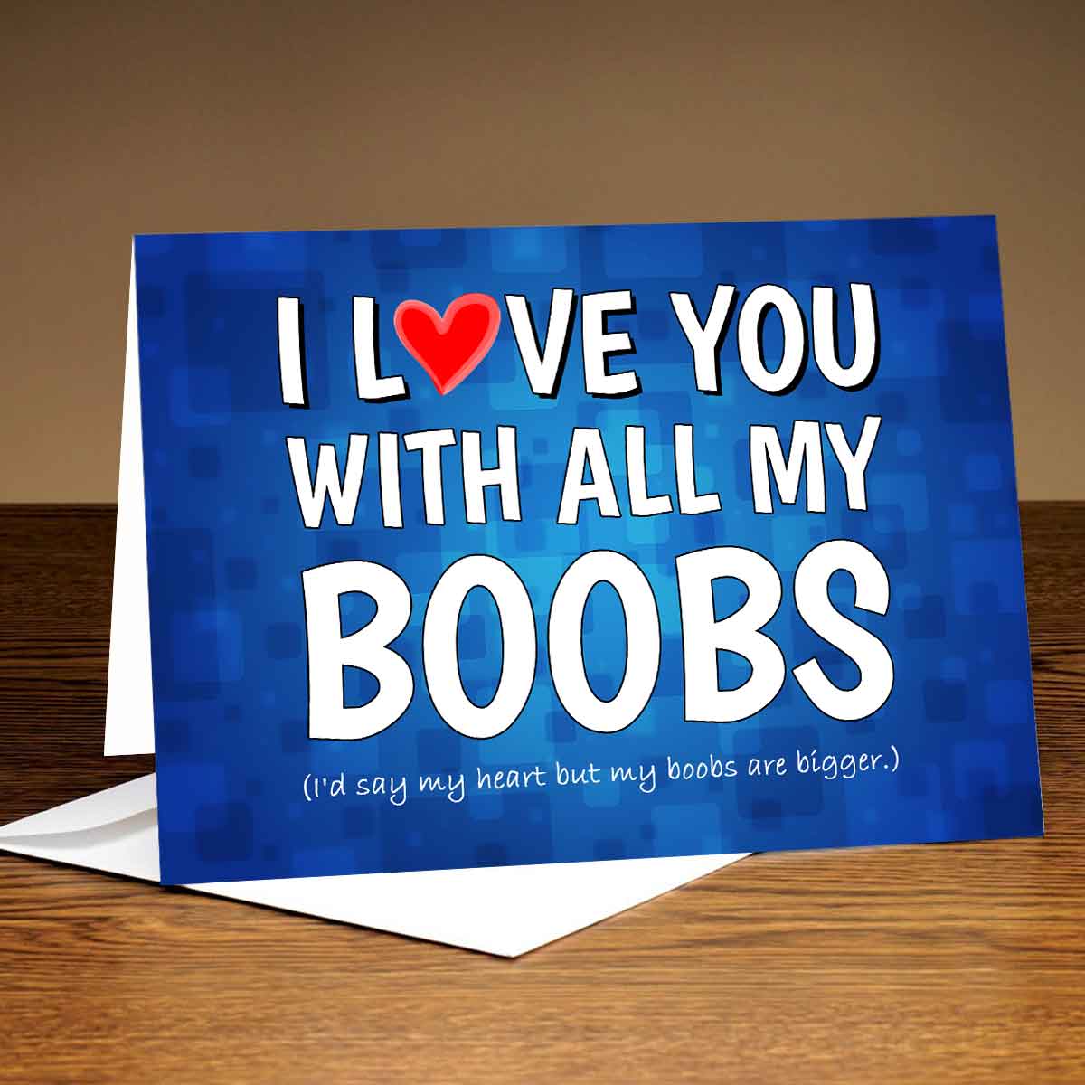 Personalized I Love You With Card-1