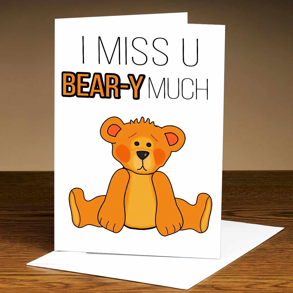 Personalised I Miss You Berr-Y Much Card-1