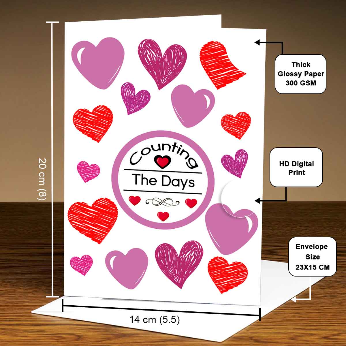 Personalised Waiting To Meet You I Miss You Card-5