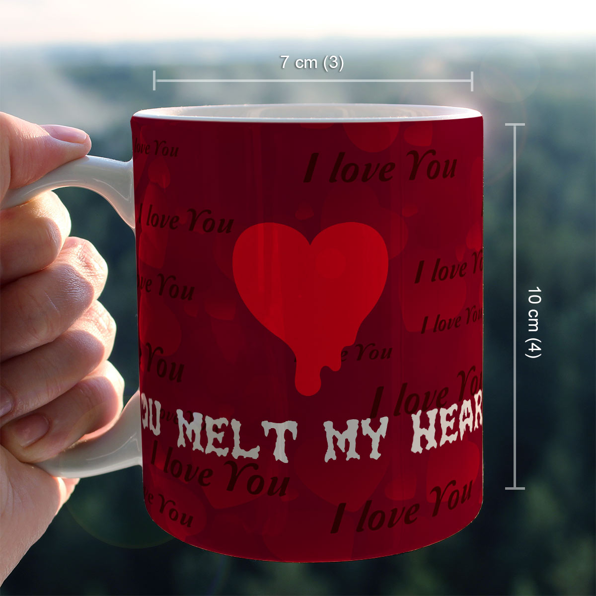 Melt My Heart Couple Coffee Mug Gift for Chocolate Day-5
