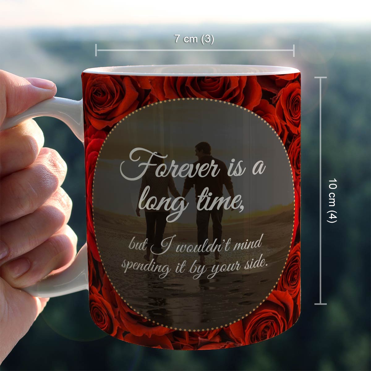Forever Long Time Couple Coffee Mug Gift for Rose Day-5