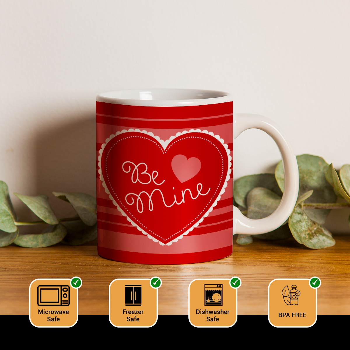 Be Mine Couple Coffee Mug Gift for Valentine's Day-2