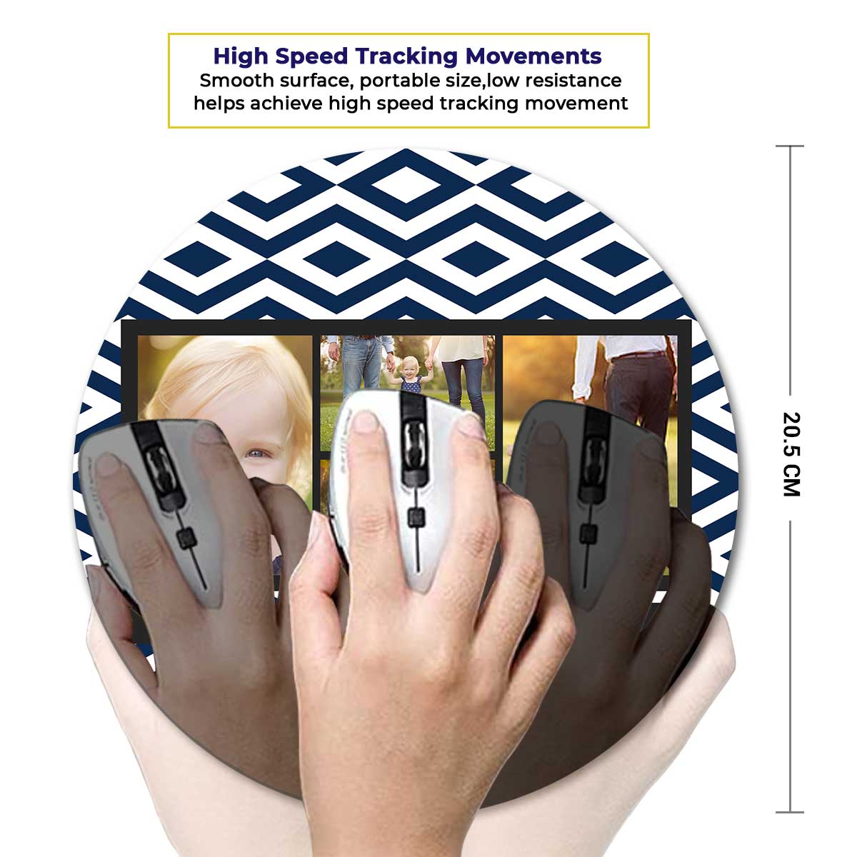 Personalised Family-Themed Mouse Pad