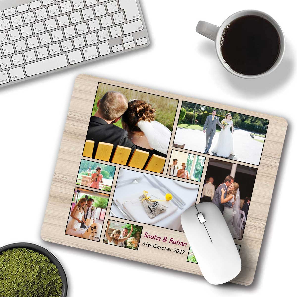 Personalised Memorable Moments Mouse Pad