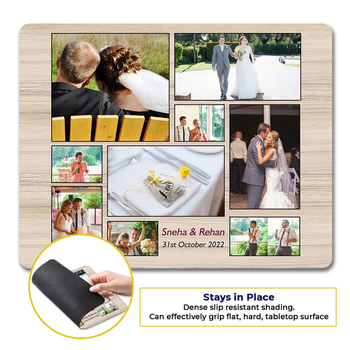 Personalised Memorable Moments Mouse Pad