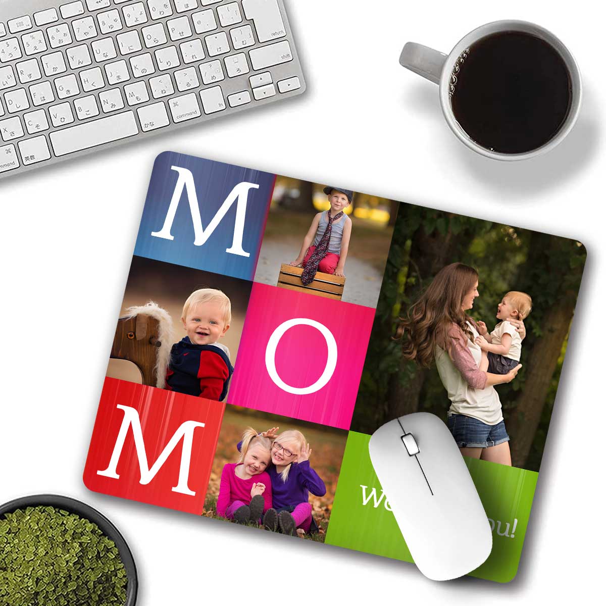 Customized Mom Photo Mouse Pad Gift for Mother's Day 7