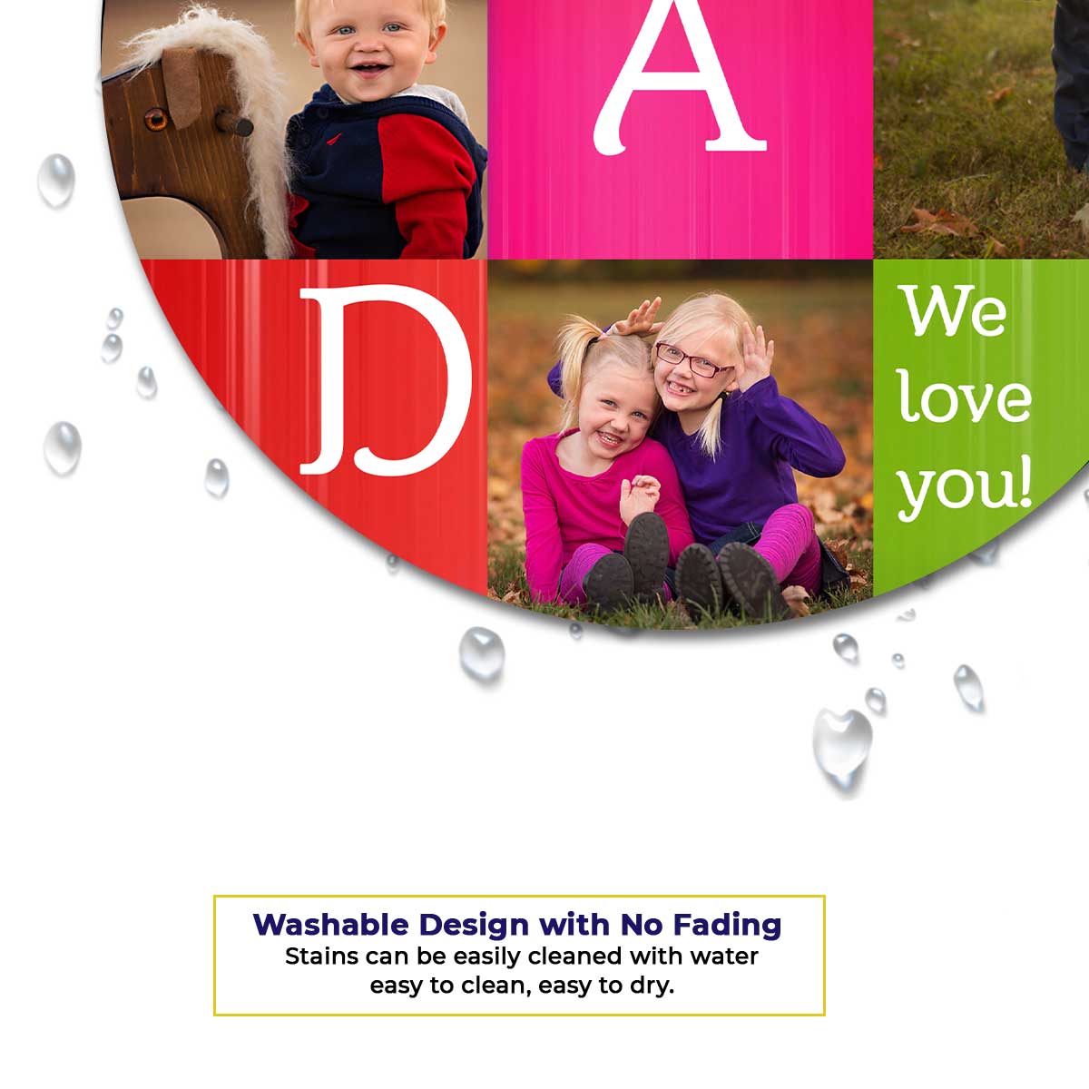 Personalised Dear Daddy Mouse Pad