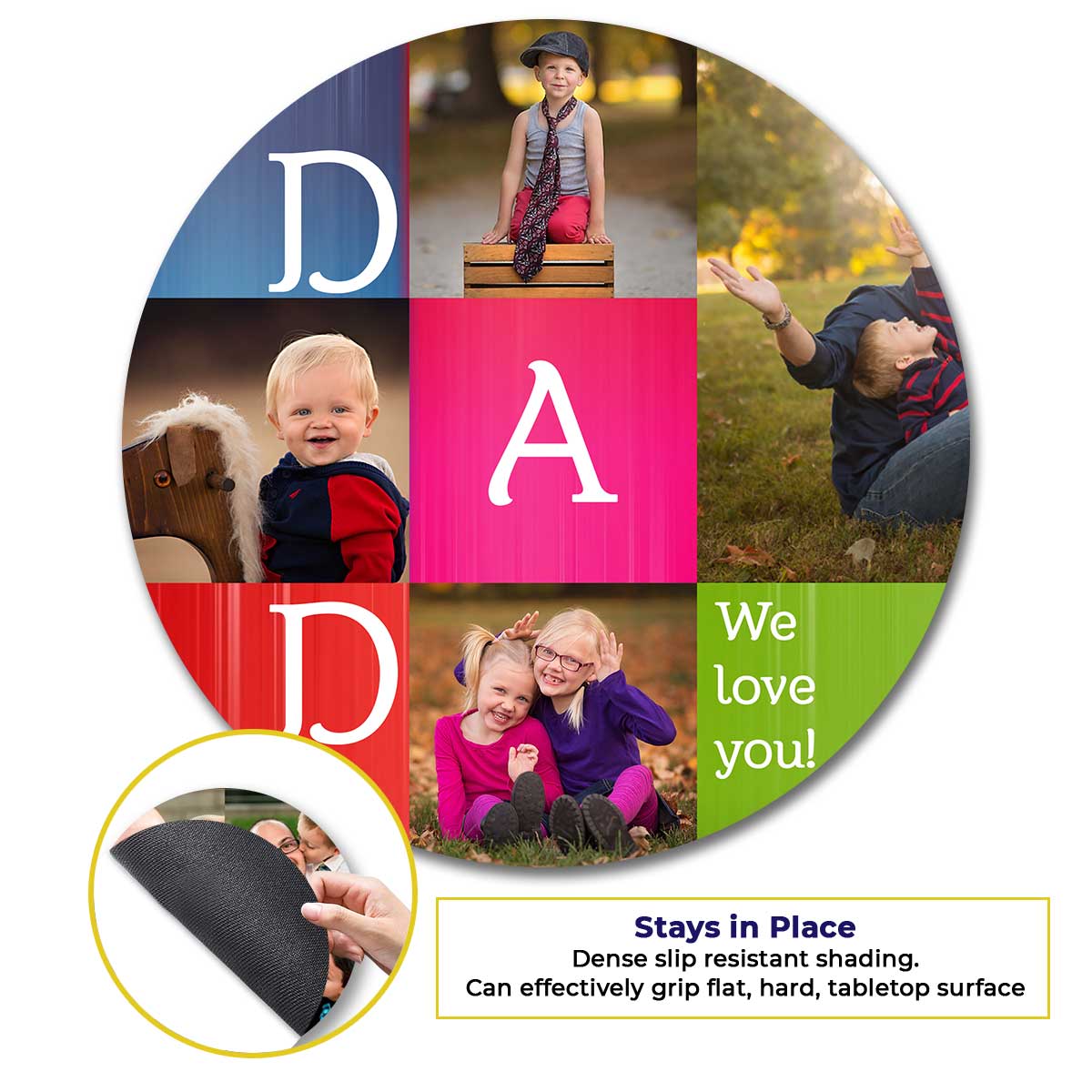 Personalised Dear Daddy Mouse Pad