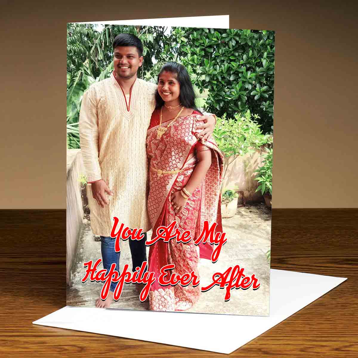 Personalised Happily Ever After Anniversary Card