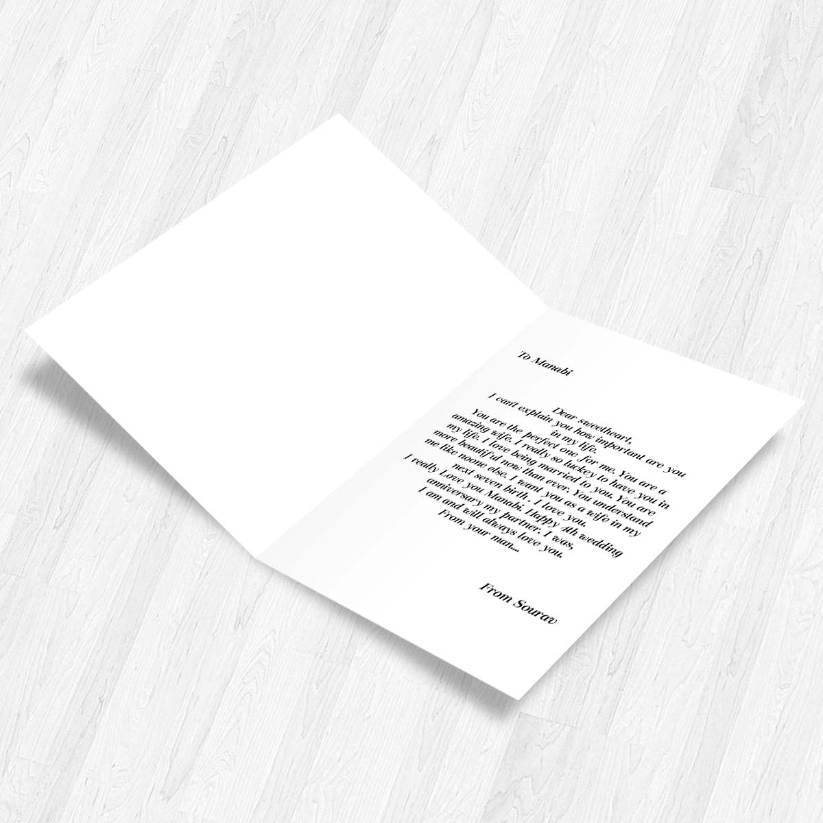Personalised Happily Ever After Anniversary Card-2