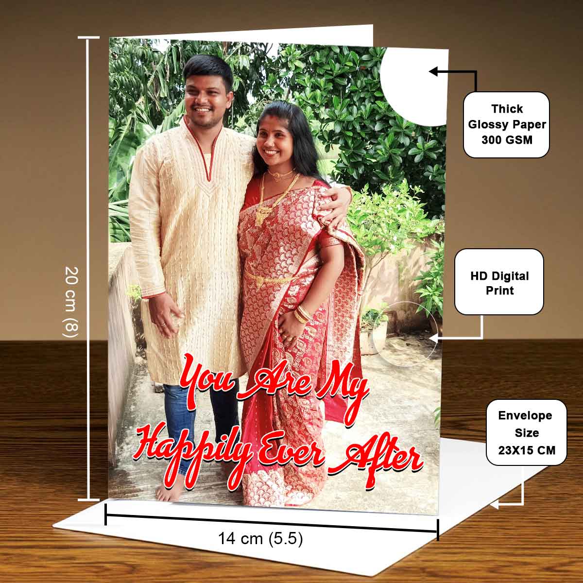 Personalised Happily Ever After Anniversary Card