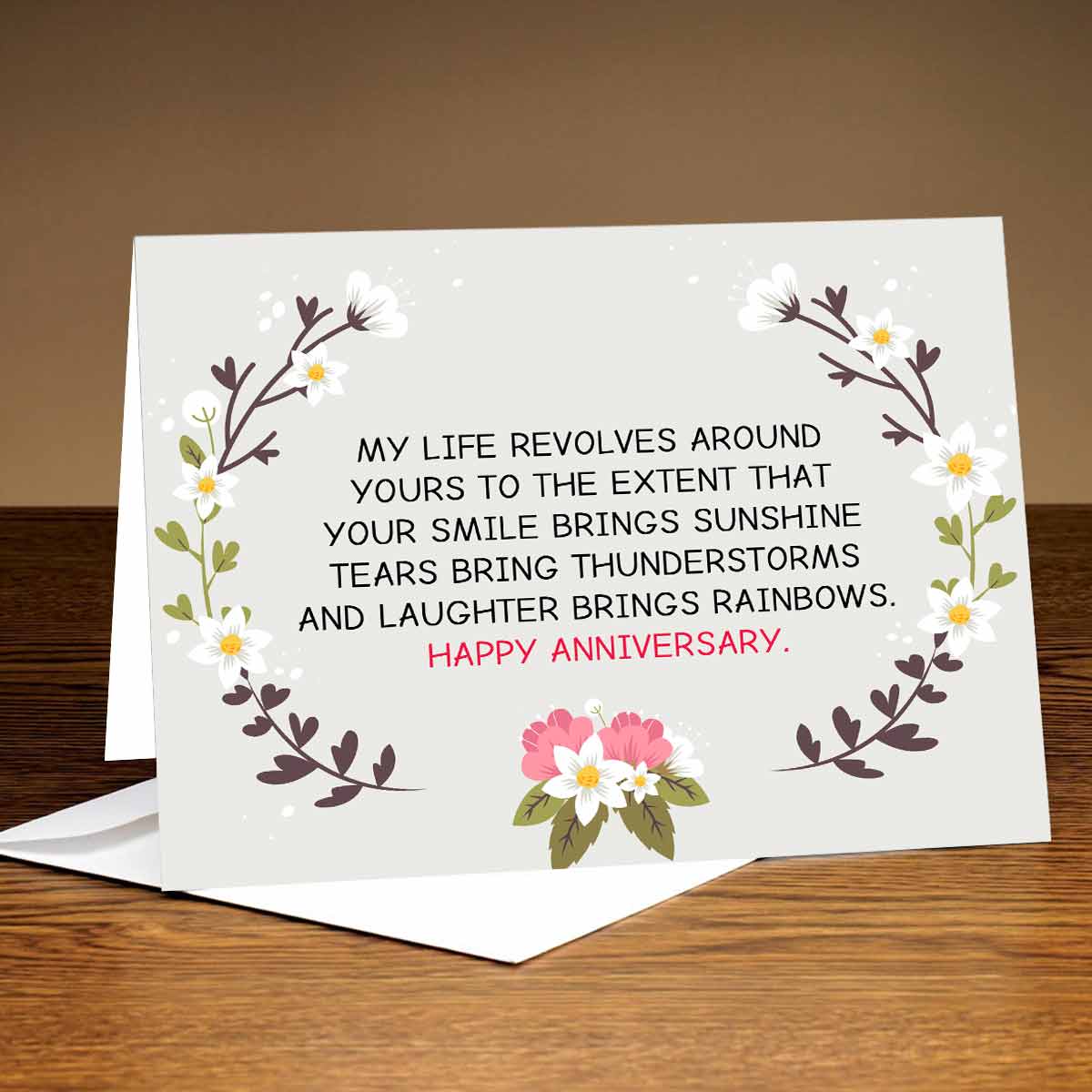 Personalised Vital Part Of Life - Anniversary Card