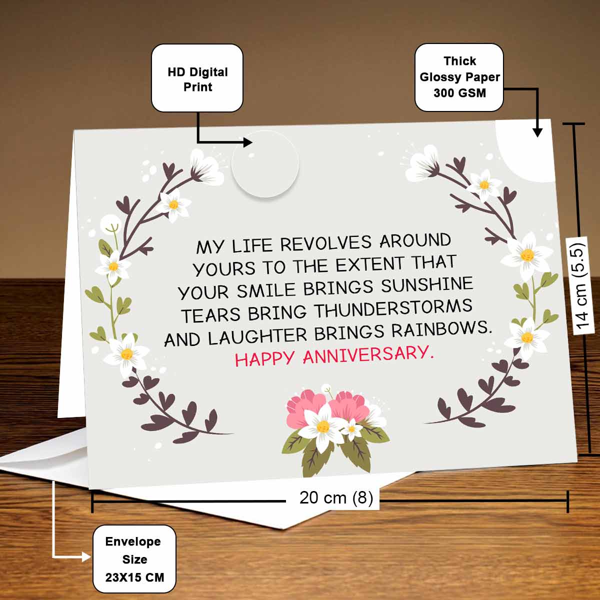 Personalised Vital Part Of Life - Anniversary Card