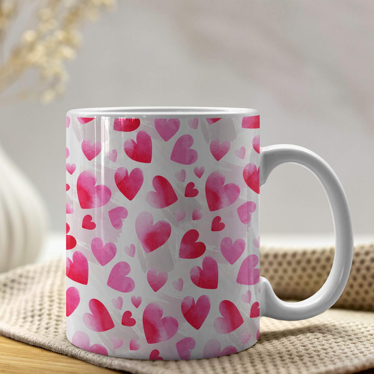 Pastel Heart Ceramic Mug-4