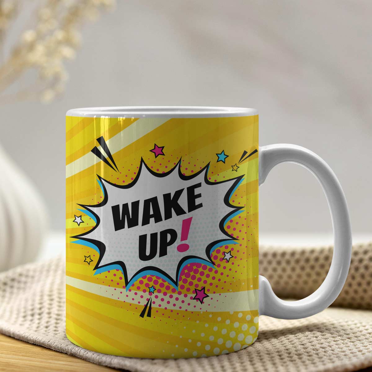 Clock Print Ceramic Mug-4