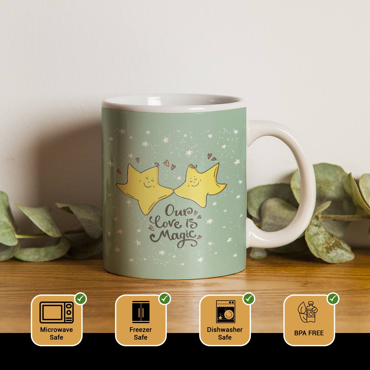 Love Is Magic Ceramic Mug-2