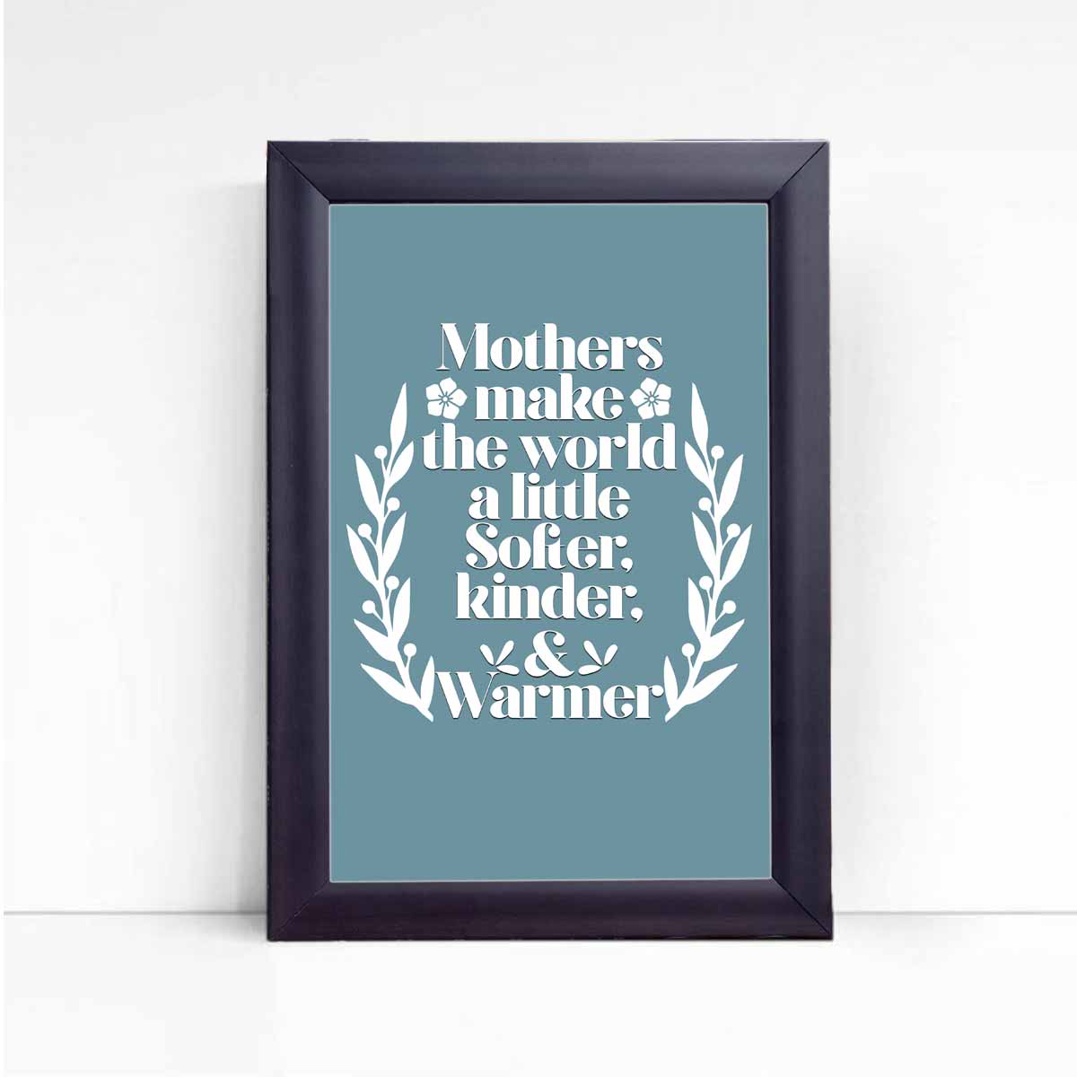 Mothers Soft Love Poster Frame Gift For Mother's Day 2