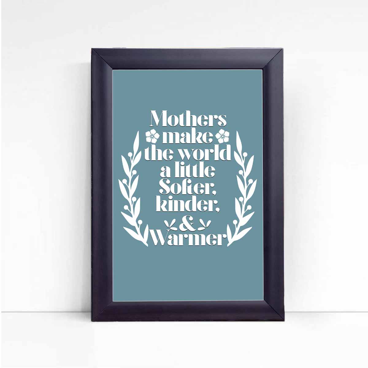 Mothers Soft Love Poster Frame