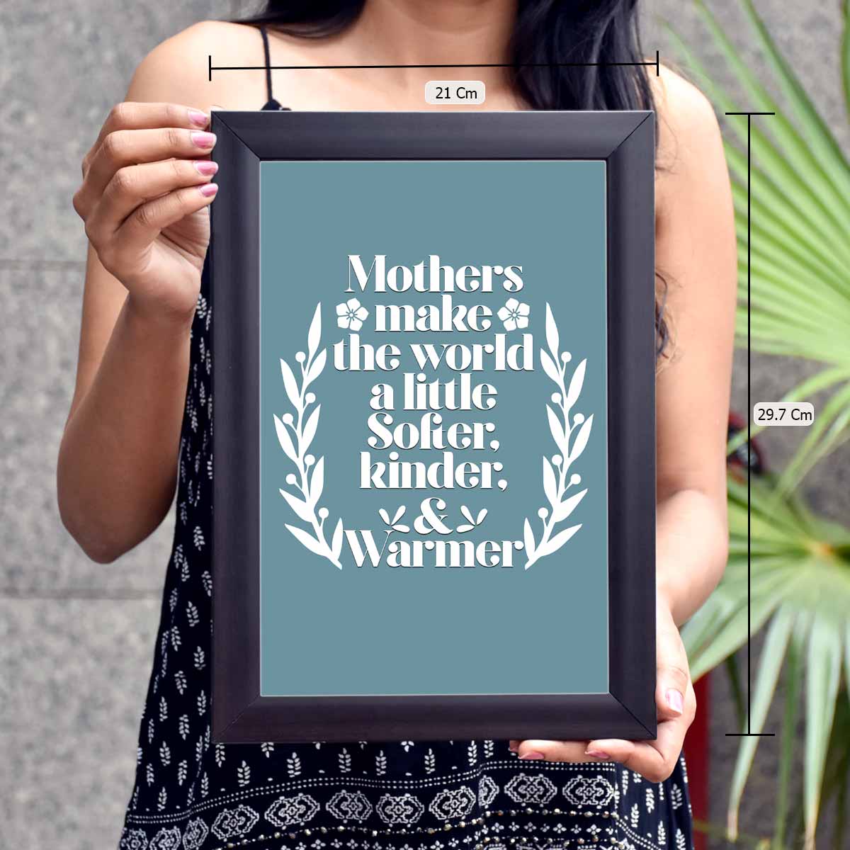 Mothers Soft Love Poster Frame