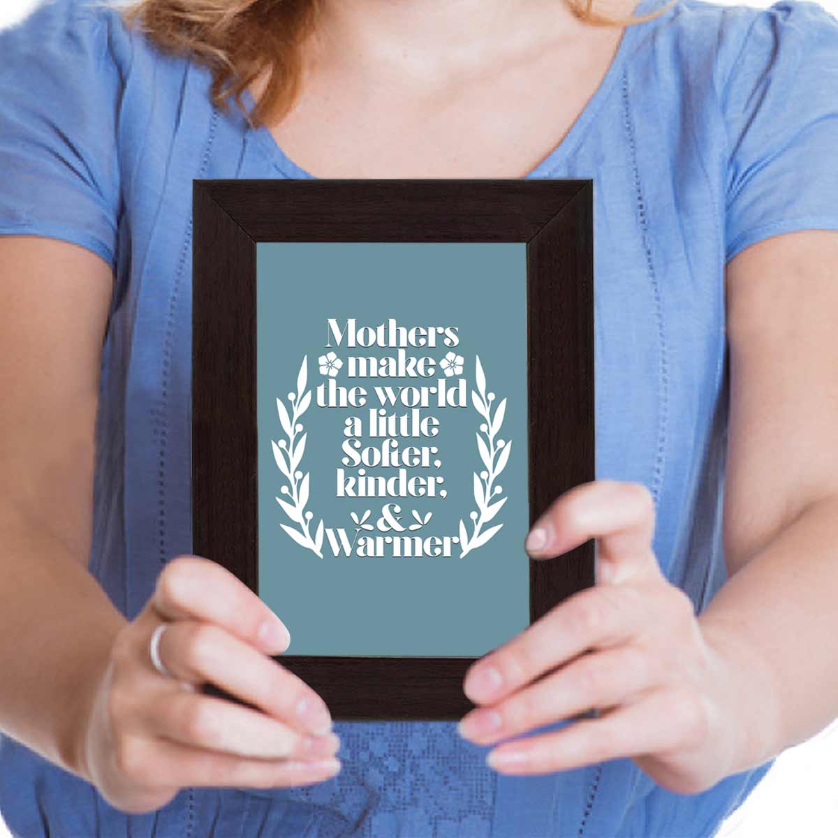Mothers Soft Love Poster Frame Gift For Mother's Day 5