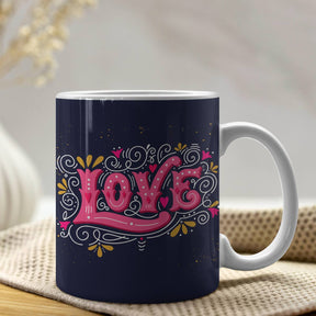 Pink Love Ceramic Mug