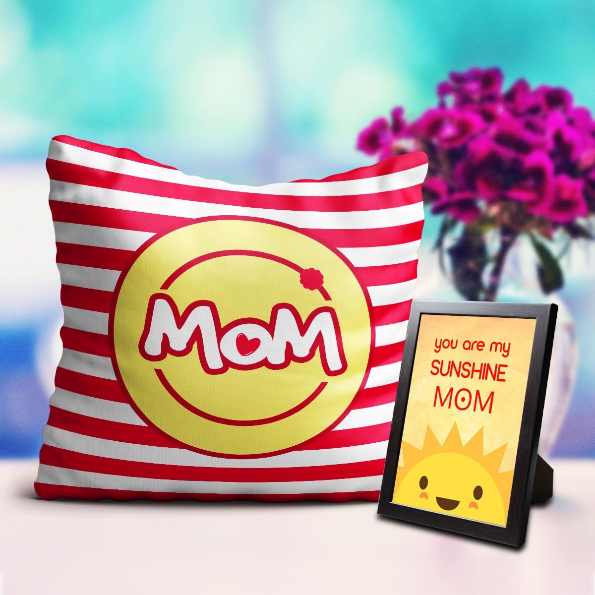 Sunshine Cushion Photo Frame for Mom-1