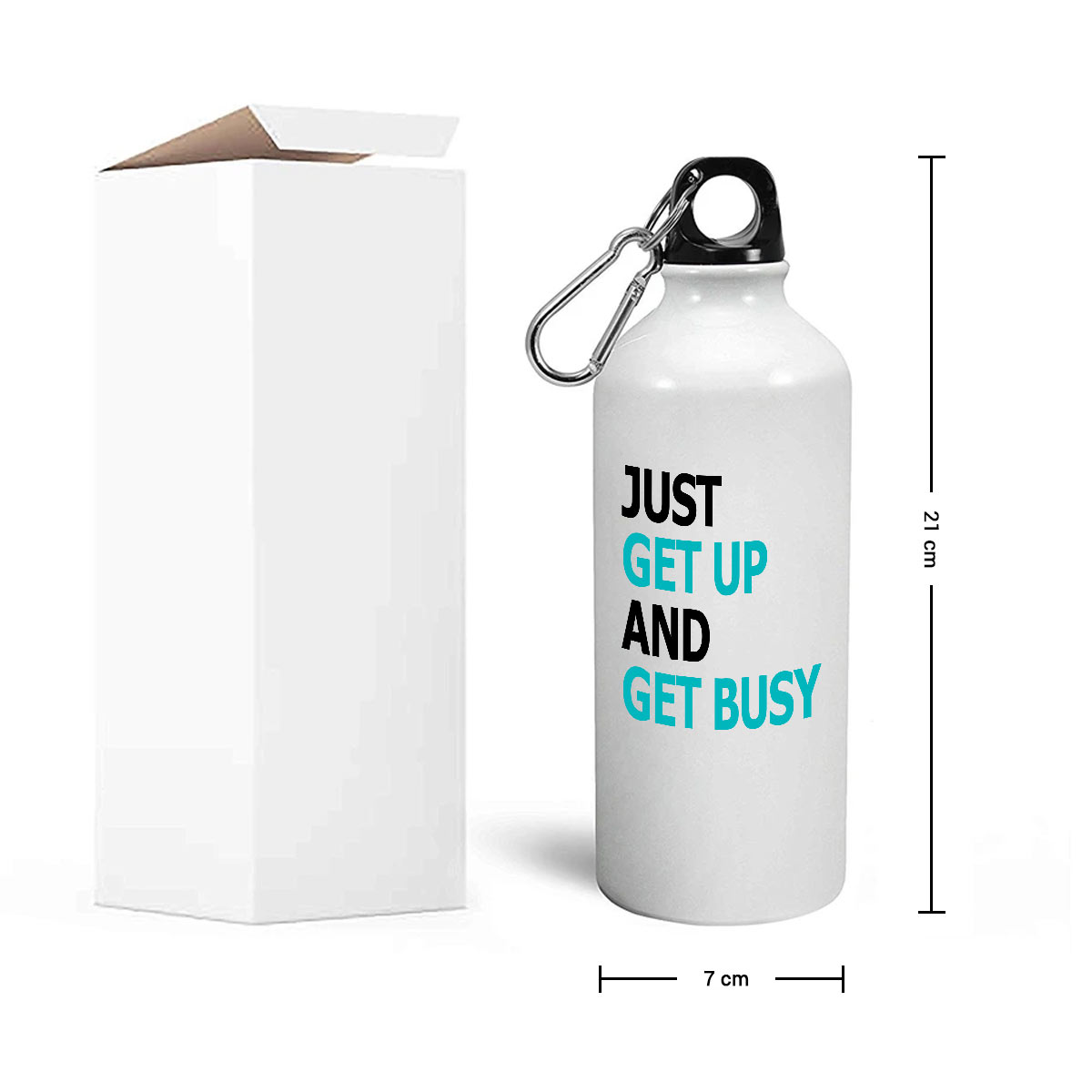 Personalized Get Up & Get Busy Sipper Bottle-4
