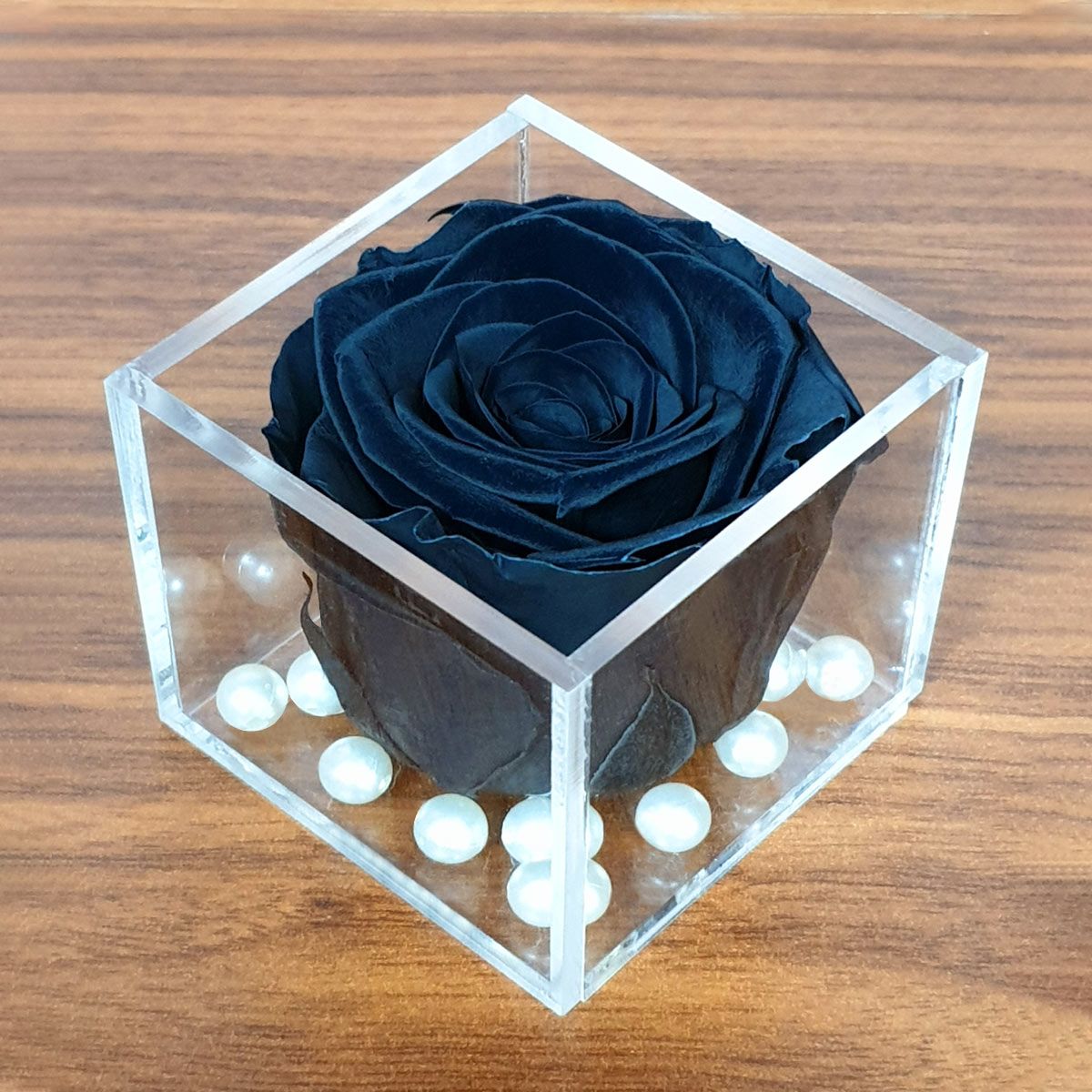 Real Preserved Forever Rose Black Online | Long Lasting Flower - Giftcart-3