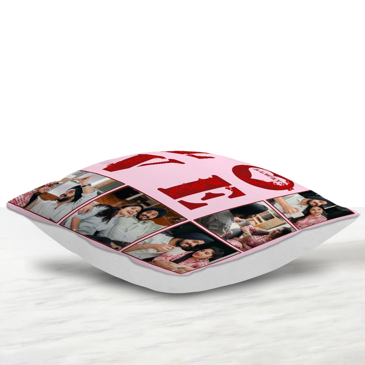 Personalized Love Always Photo Cushion for Couple 5