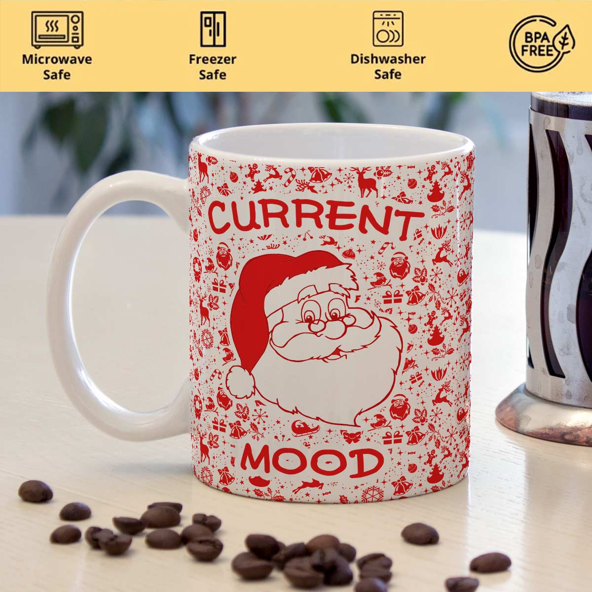 Christmas Santa Ceramic Mug-3