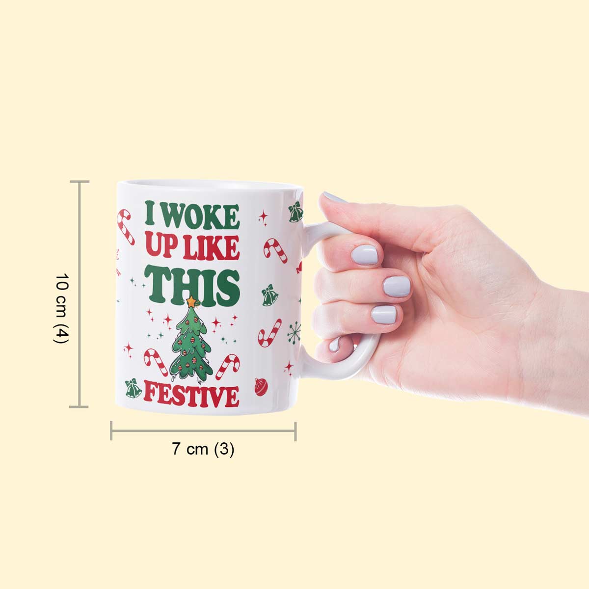 Christmas Woke Up Festive Ceramic Mug-5