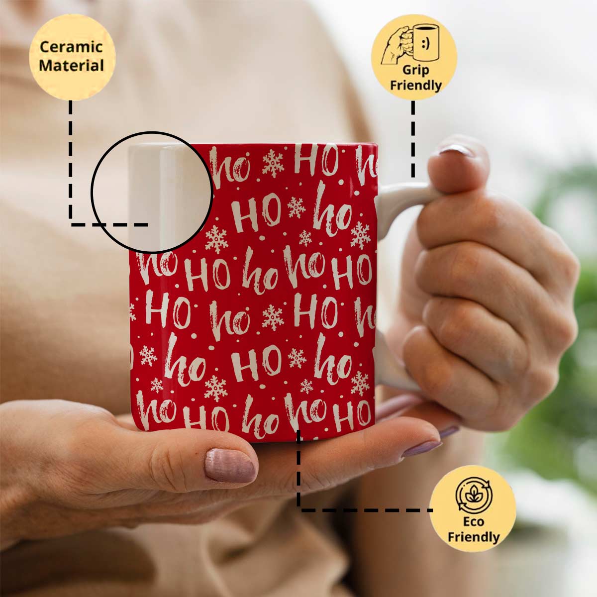 Christmas Fun Ceramic Mug-2