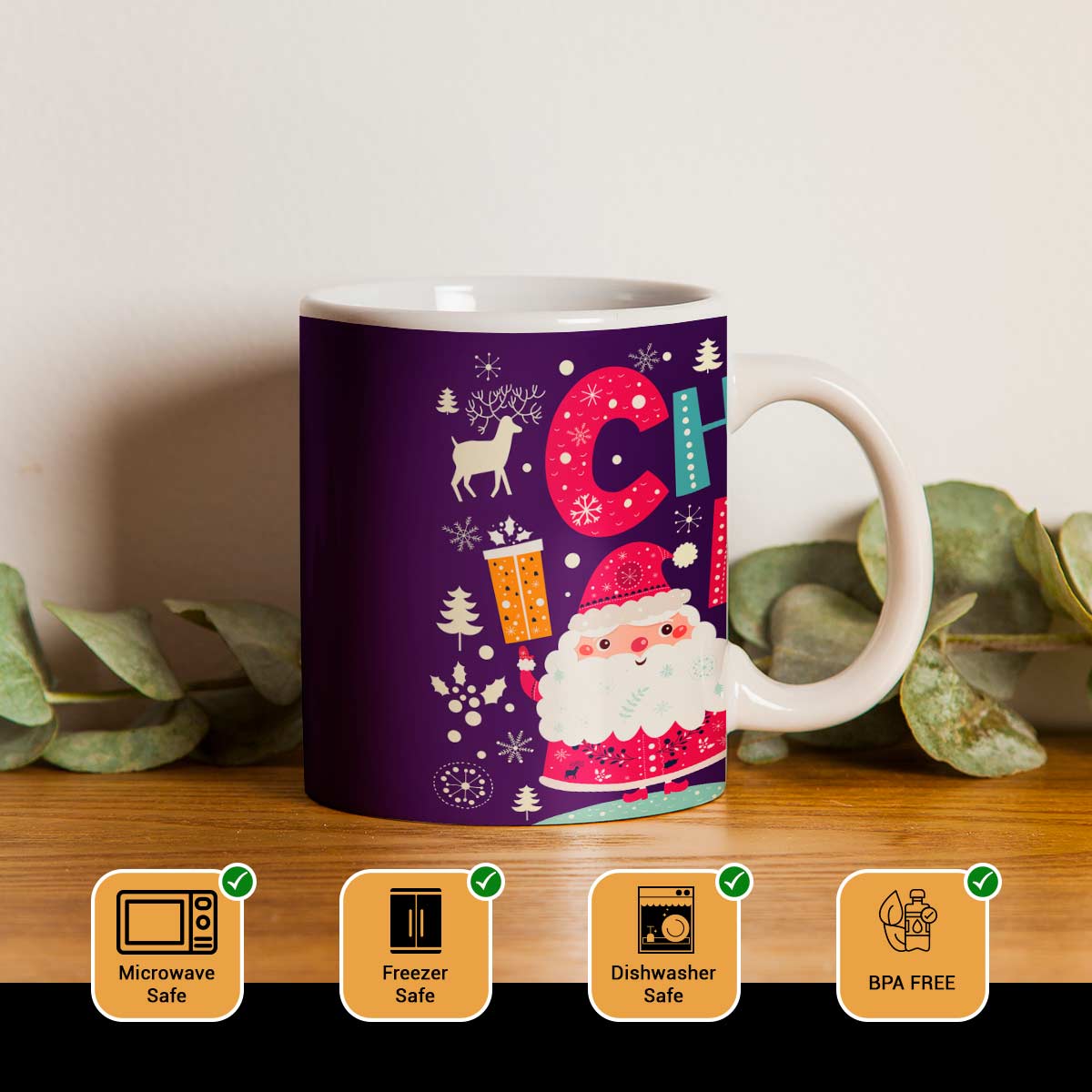 Christmas Time Ceramic Mug-3