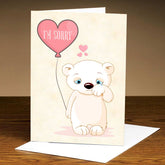Personalised I Know It Is Hard To Forgive Me Greeting Card-1