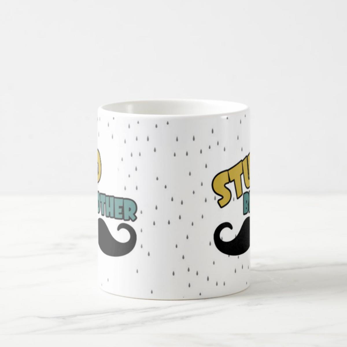 Moustache Stud Brother Coffee Mug