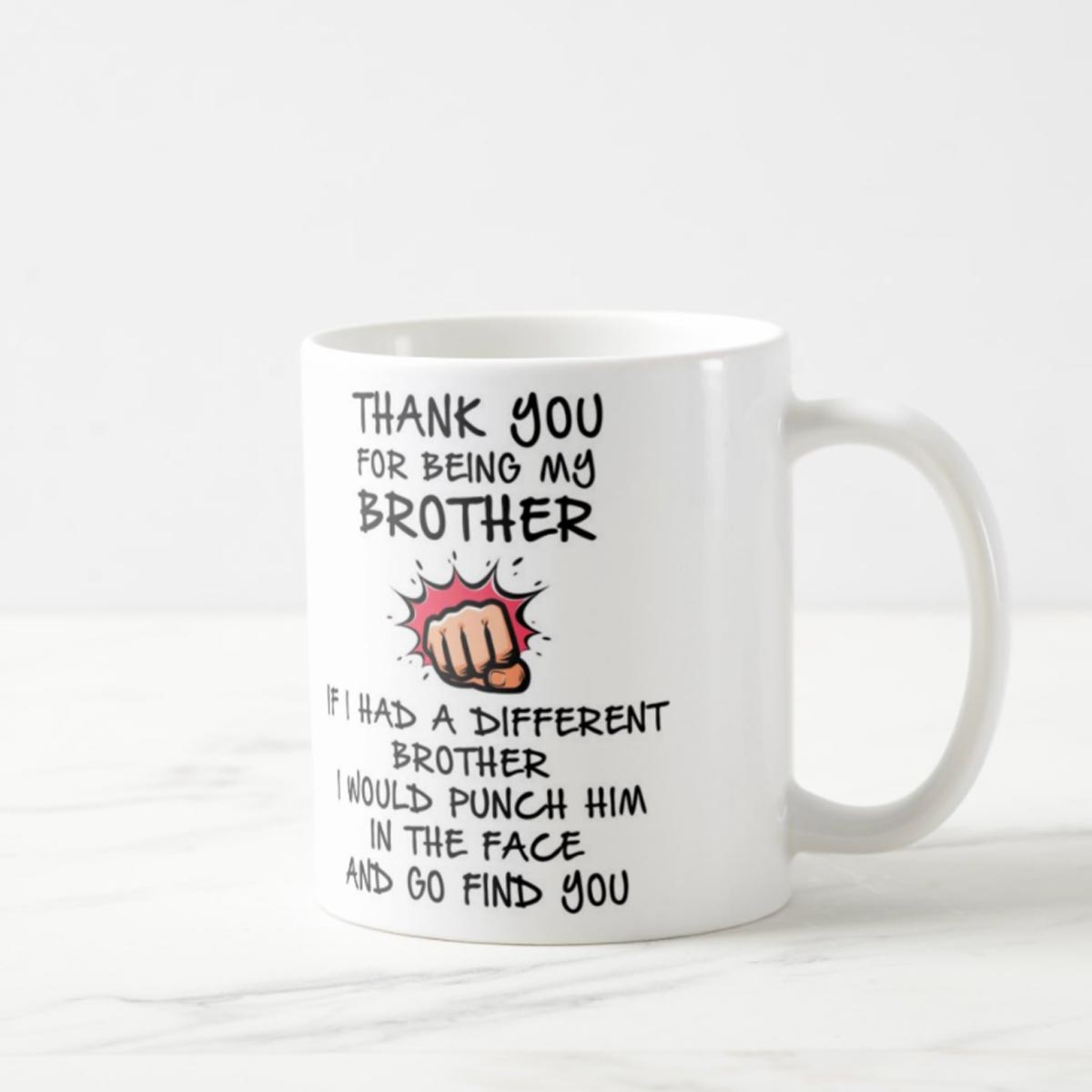 Thankyou For Being My Brother Coffee Mug