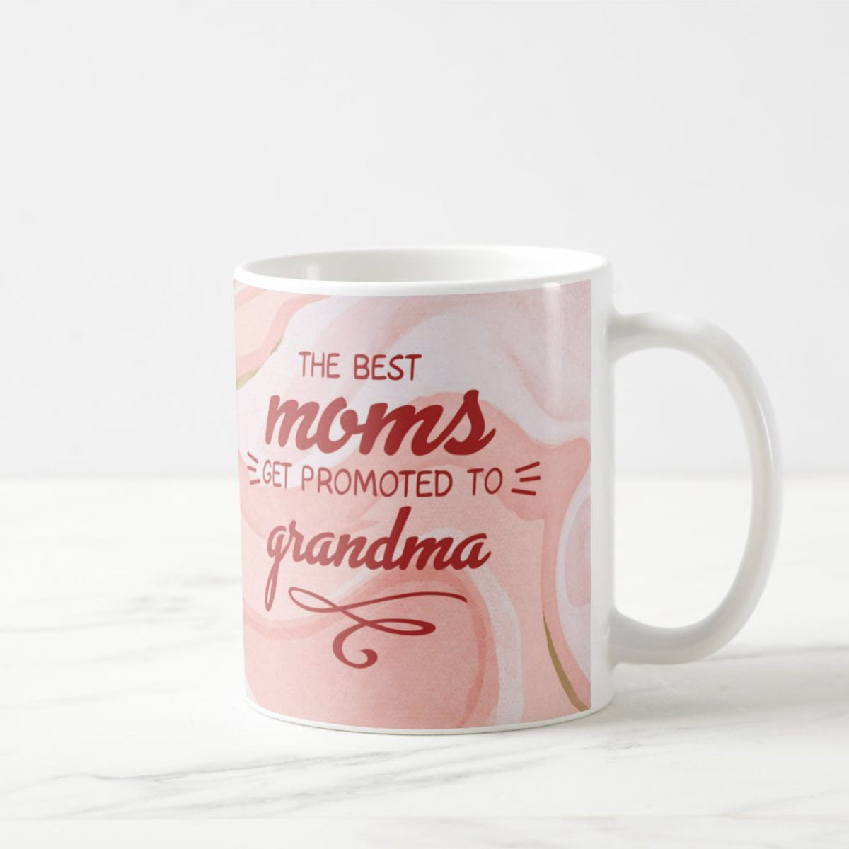 The Best Mom gets Promoted to Grandmaa Coffee Mug