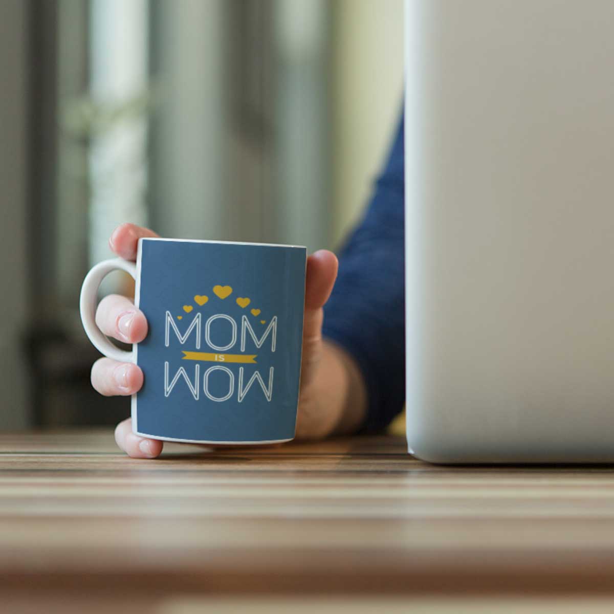 Mom is Wow Coffee Mug-2