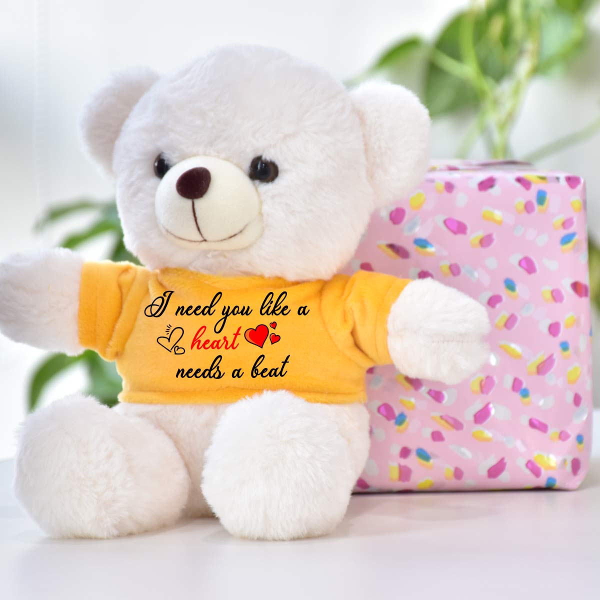I Need You Like A Heart Teddy Bear Gift for Valentine's Day-1